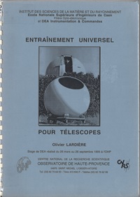 OCA NI 010822 W196 TITRE LARDIERE ENTRAINEMENT UNIVERSEL POUR TELESCOPES