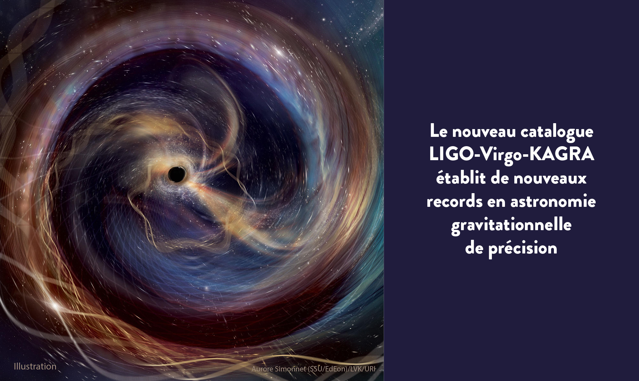 nouveau catalogue d’événements d’ondes gravitationnelles